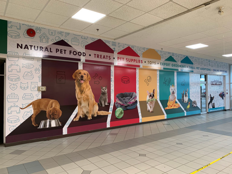 Mural of Regina's PET DEPOT